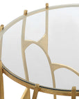 Ritual - Round Gold Side Table