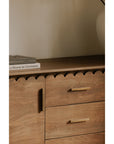 Wiley - 3 Drawer Sideboard - Vintage Brown