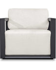 Remsen - Outdoor Lounge Chair - Black / Oyster