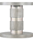 Melange - Guilded Accent Table - Pearl Silver