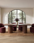 Rossi - Swivel Dining Chair - Berry / Purple