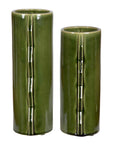Meander - Vases (Set of 2) - Green