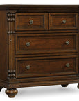 Leesburg - Nightstand - Dark Brown