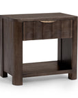 Baylee - 1 Drawer Nightstand - Cocoa Brown
