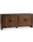 Braxton - 4 Door Cabinet - Tundra Brown