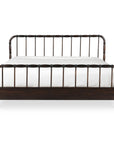 Vivian - Queen Bed - Dark Brown