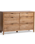 Laguna - 6 Drawer Dresser - Natural Maple