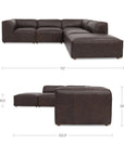 Form - Dream Modular Sectional - Espresso Brown
