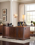 Charleston - Executive Desk - Dark Brown