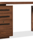 Elon - Desk Pedestal - Dark Brown