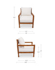 Raf - Outdoor Accent Chair - Natural