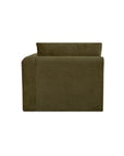 Swift - Right Arm Facing Chair - Dark Green