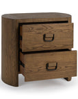 Kyrie - 2 Drawer Nightstand - Tawny Brown