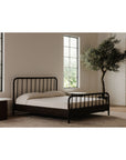 Vivian - King Bed - Dark Brown