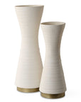Ridgeline - White Vases (Set of 2)