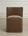Outlook - Modern Velvet Dining Chair - Brown