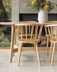 Trie - Small Dining Table - Natural Light Oak