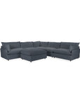Caplan - 6 Piece Modular Sectional With Ottoman