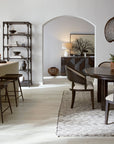 Retreat - Pole Rattan Round Dining Table With 1-20in Leaf