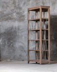 Delancey - Weathered Oak Etagere - Dark Brown