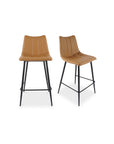 Alibi - Counter Stool (Set of 2) - Tan