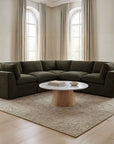 Cates - Classic L Modular Sectional - Dark Green