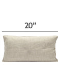 10" x 20" Pillow Kidney, Special Order - Beige