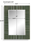 Quincey - Mirror - Olive Green