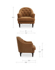 Pandora - Accent Chair - Ginger