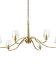 Barcelona - 6 Light Brass Chandelier - Gold