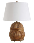 Reed - Honey Rattan Table Lamp - Light Brown