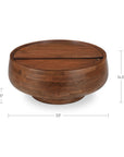 Wade - Storage Coffee Table - Natural