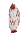 Terranea - Indoor/Outdoor Sanibel Pillow - Natural/Clay Red