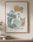 Prose - Framed Painting - Multicolor