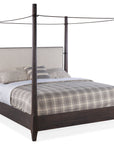 Big Sky - King Poster Bed With Canopy - Black