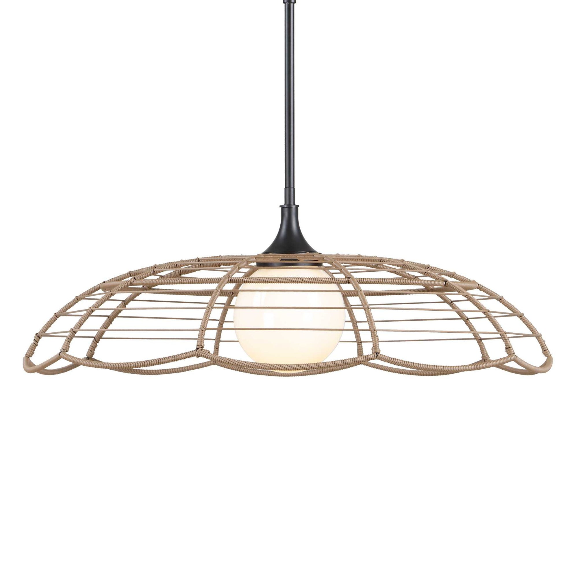 Lakeside - Indoor-Outdoor 1 Light Pendant - Black