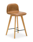 Napoli - Leather Counter Stool - Tan