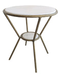 Refuge - Round White Side Table