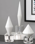Alize - Stone Sculptures (Set of 3) - White