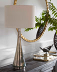 Contour - Metallic Glass Table Lamp - Dark Gray