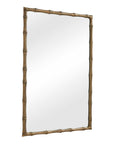 Brass Bamboo - Rectangle Mirror - Brass / Gold