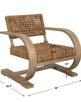 Rehema - Accent Chair - Driftwood
