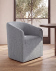 Sandy - Rolling Dining Chair - Gray