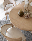 Retreat - Pole Rattan Round Dining Table With 1-20in Leaf