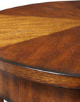 Carmel - Round Lamp Table - Dark Brown