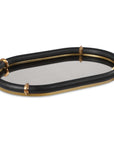 Cyprus - Oval Tray - Black