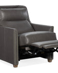 Johnston - Chair Full Recline - Dark Gray