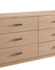 Modern - Six Drawer Dresser - Light Brown
