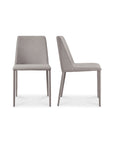 Nora - Fabric Dining Chair (Set of 2) - Light Gray