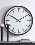 Fleming - Large Wall Clock - Black